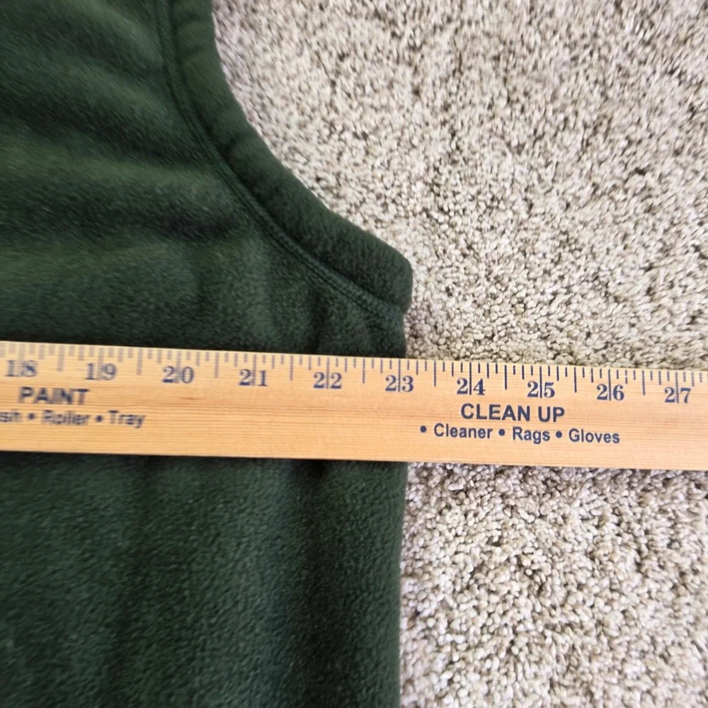 VINTAGE REI Polartec Fleece Vest Mens M Green Outdoor Casual Lightweight Hiking